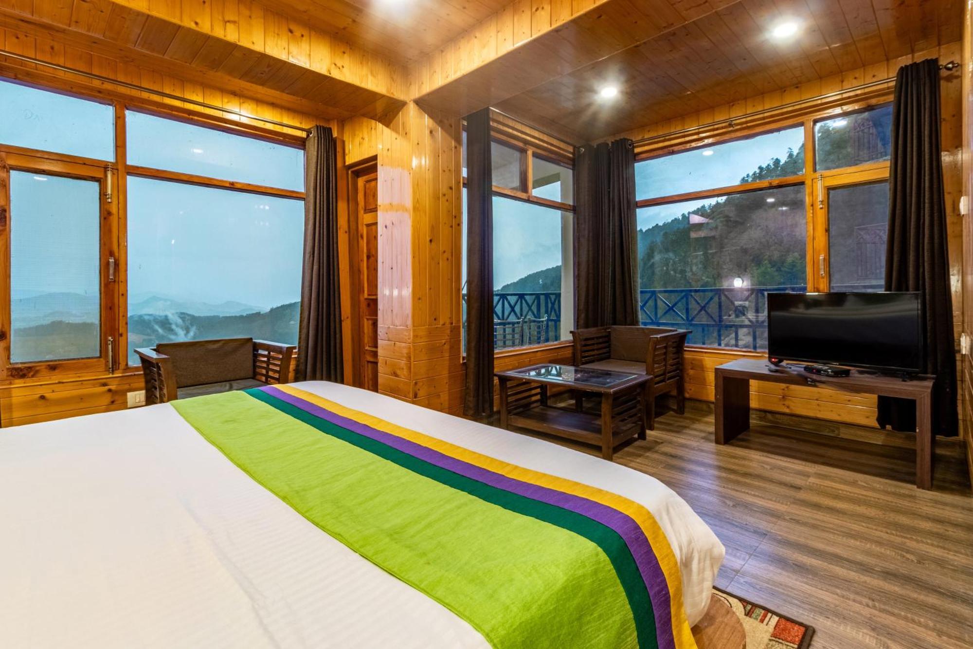 Treebo Snow View Resort Kufri With Mountain View Simlá Kültér fotó