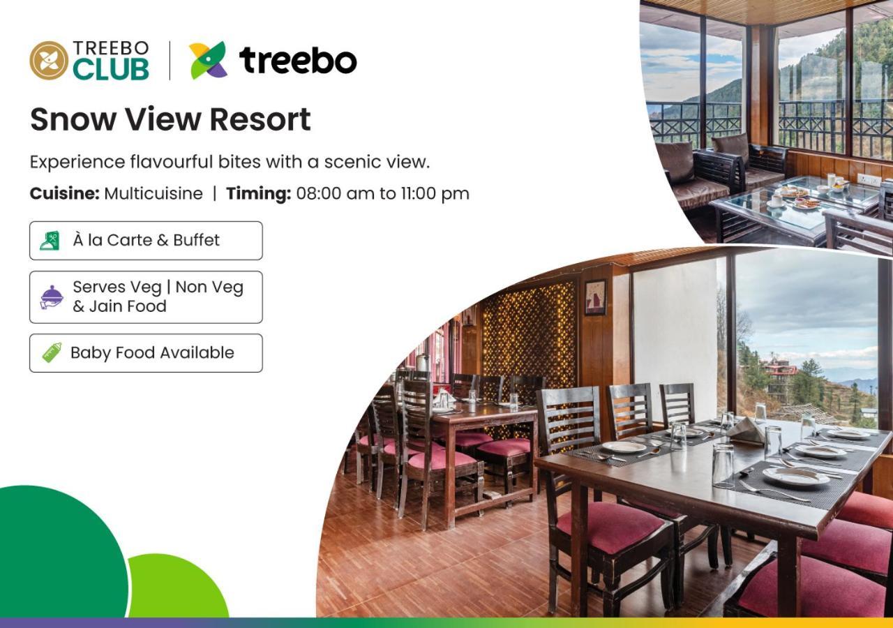 Treebo Snow View Resort Kufri With Mountain View Simlá Kültér fotó